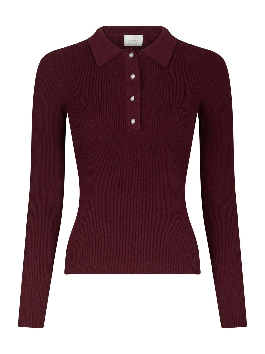 Panama Knit Blouse Wine | Genser | Smuk