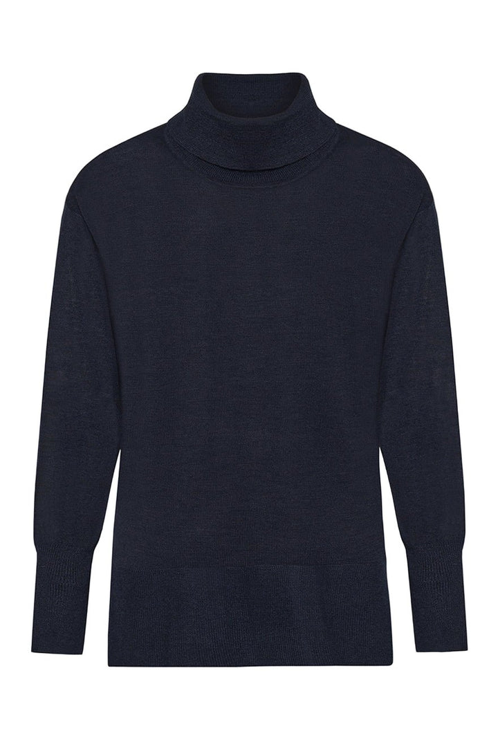 Paola Knit Dark Navy Melange | Genser | Smuk - Dameklær på nett