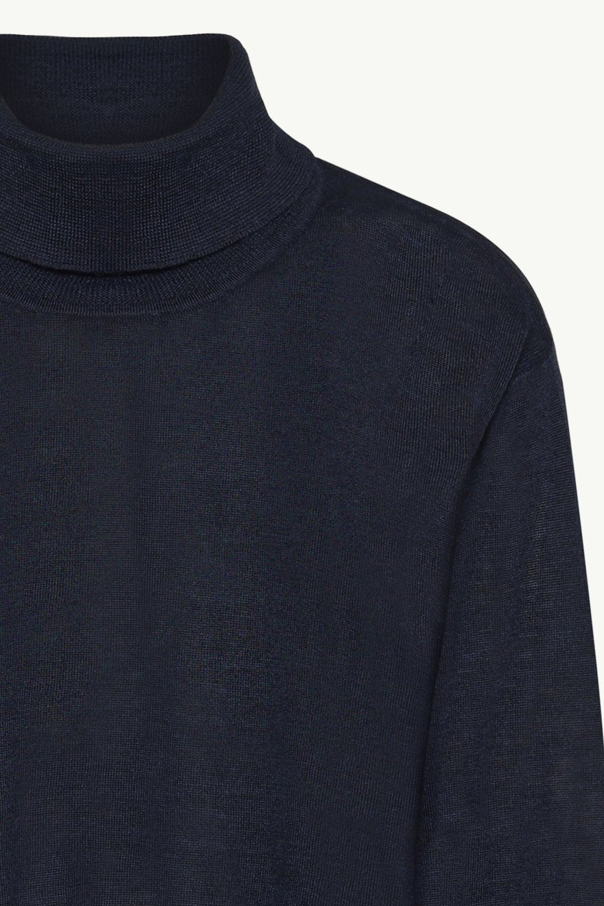 Paola Knit Dark Navy Melange | Genser | Smuk - Dameklær på nett