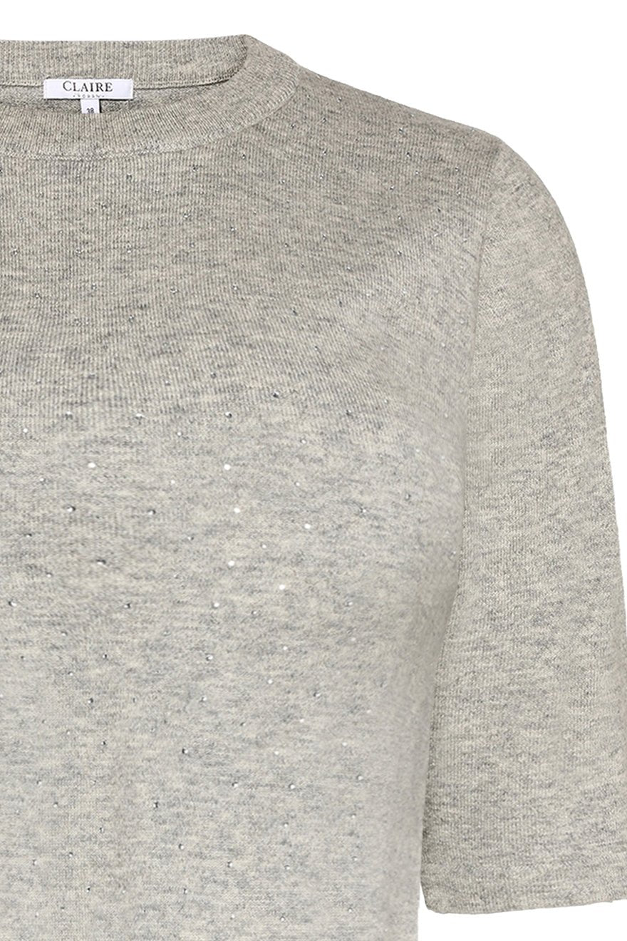 Paprika Knit Soft Grey Melange | Genser | Smuk - Dameklær på nett