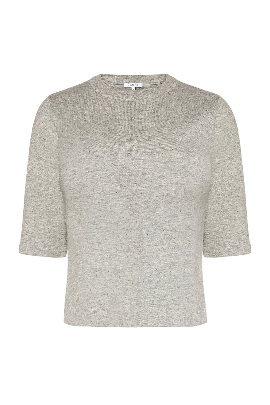 Paprika Knit Soft Grey Melange | Genser | Smuk - Dameklær på nett