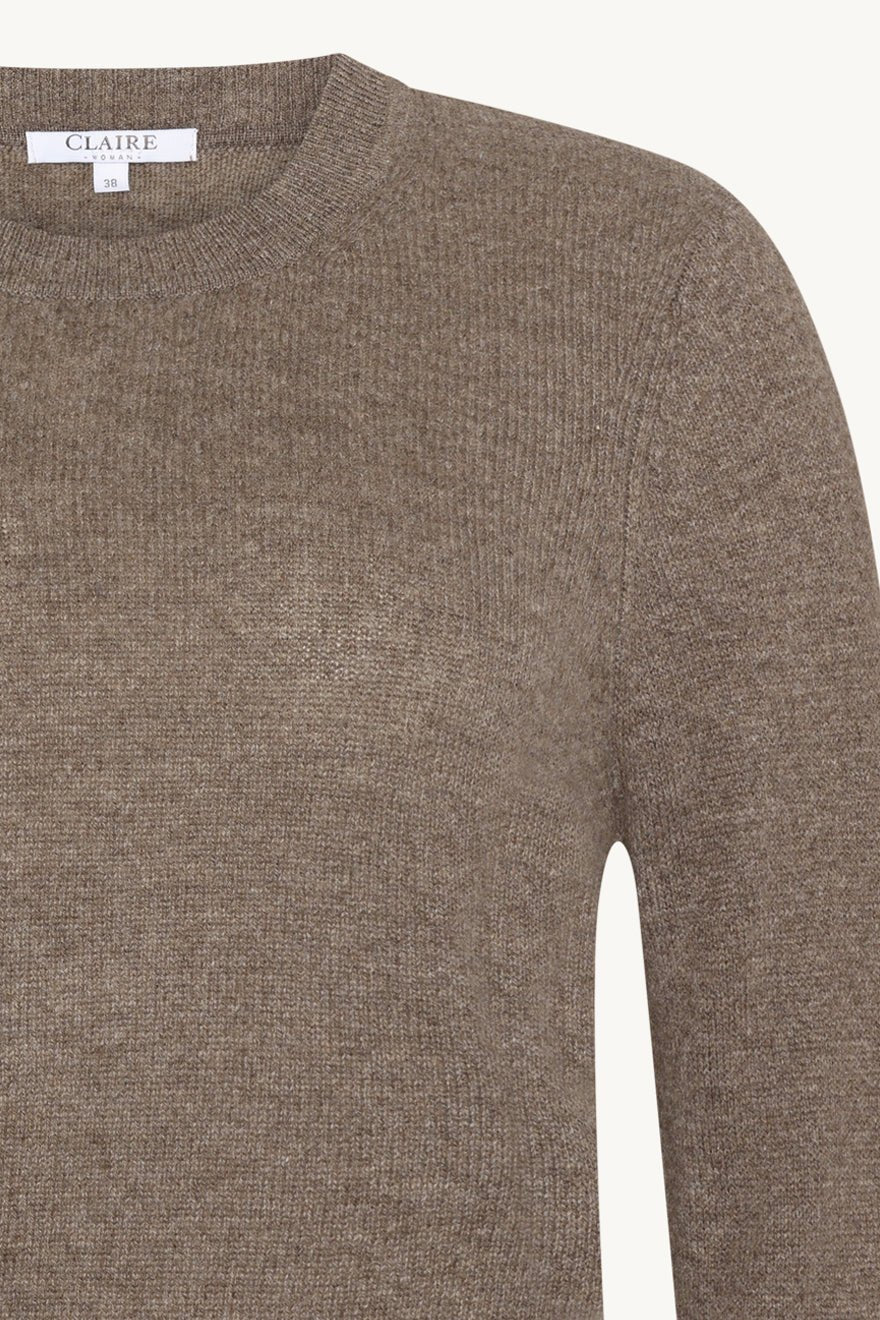 Paradis Pullover Fossil Melange | Genser | Smuk