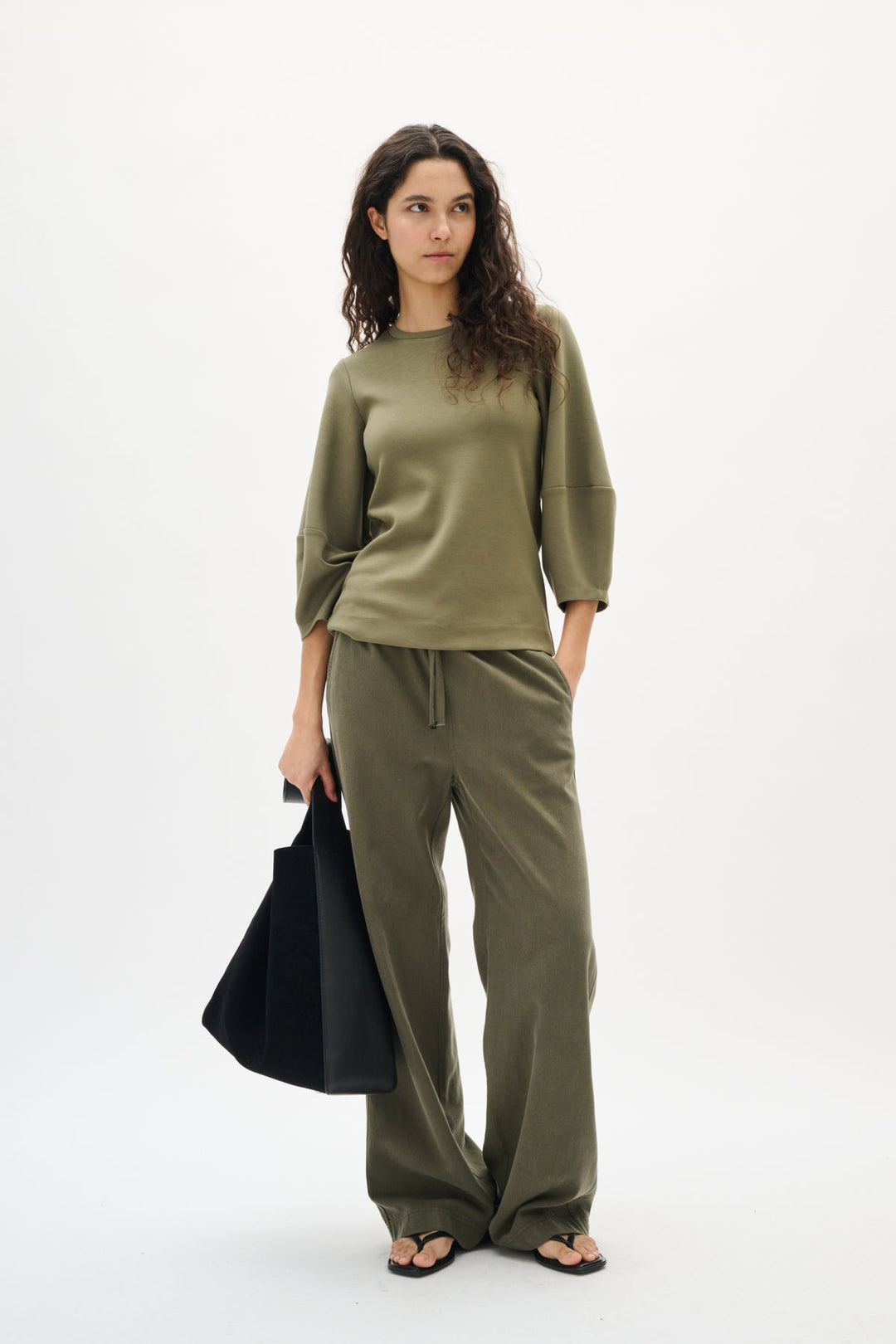 Pariiw Vincent Top Dusty Olive | Skjorter og bluser | Smuk - Dameklær på nett