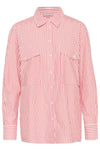 Parinazpw Shirt Mars Red Stripe