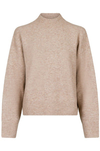 Paulina Knit Blouse Sand Melange