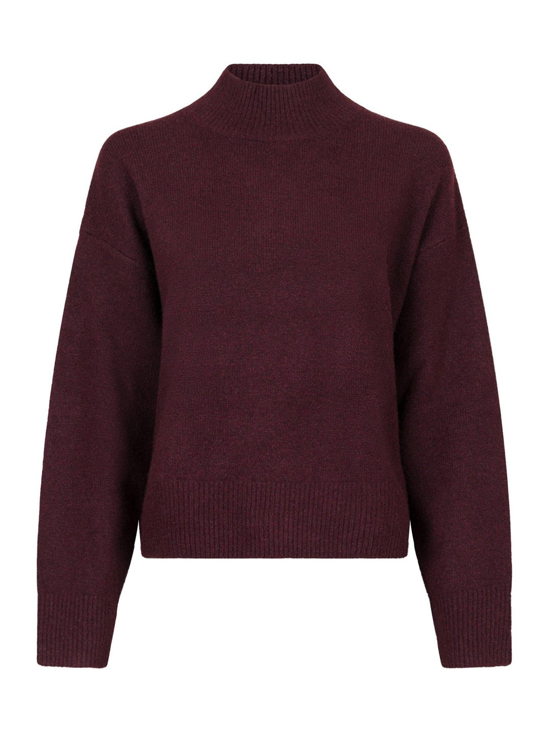 Paulina Knit Blouse Wine | Genser | Smuk - Dameklær på nett