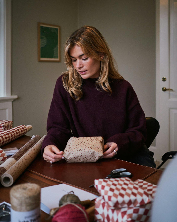 Paulina Knit Blouse Wine | Genser | Smuk - Dameklær på nett
