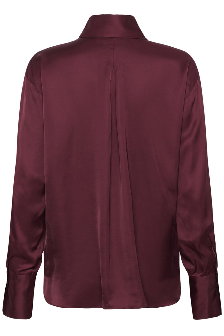 Paulineiw Shirt Cabernet | Skjorter og bluser | Smuk - Dameklær på nett