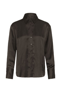 Paulineiw Shirt Chocolate Brown