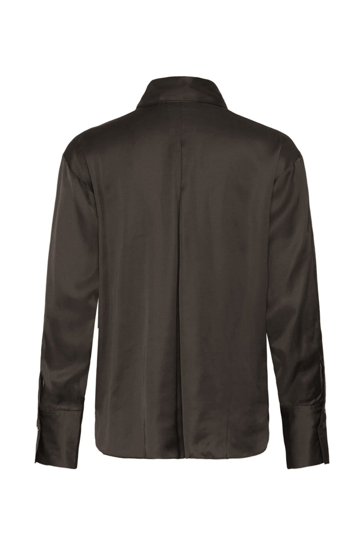 Paulineiw Shirt Chocolate Brown | Skjorter og bluser | Smuk
