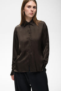 Paulineiw Shirt Chocolate Brown