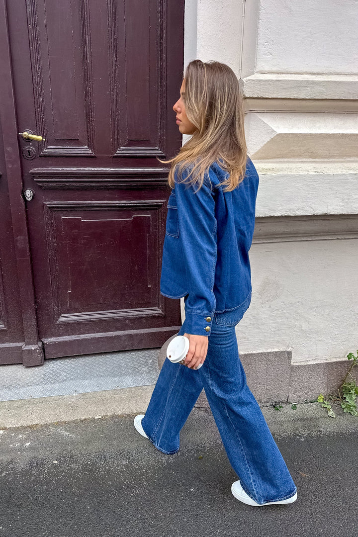 Payapw Shirt Dark Vintage Denim | Skjorter og bluser | Smuk - Dameklær på nett