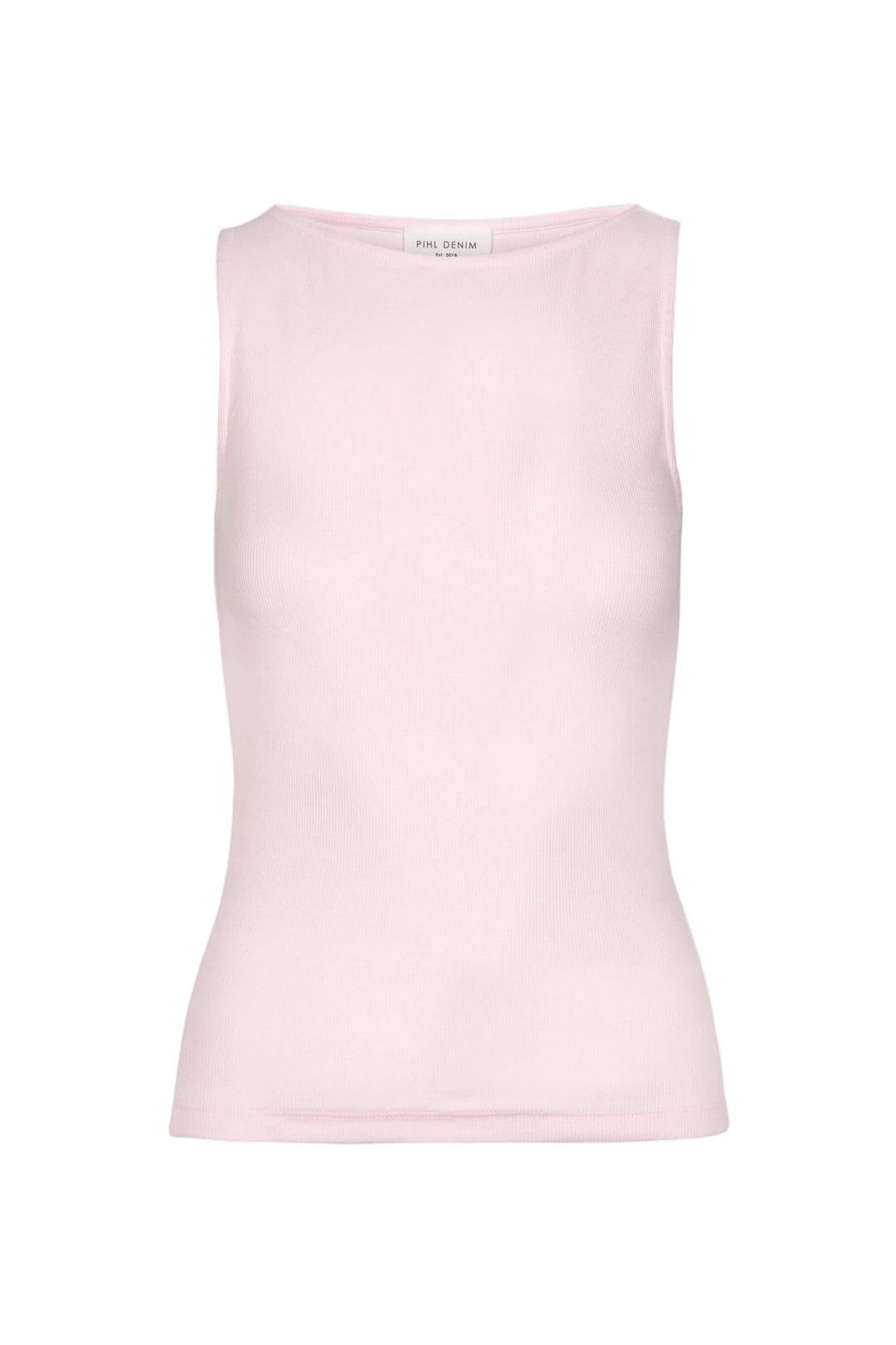 Peggy Rib Boatneck Top Light Pink | Topper | Smuk
