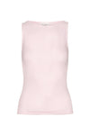 Peggy Rib Boatneck Top Light Pink