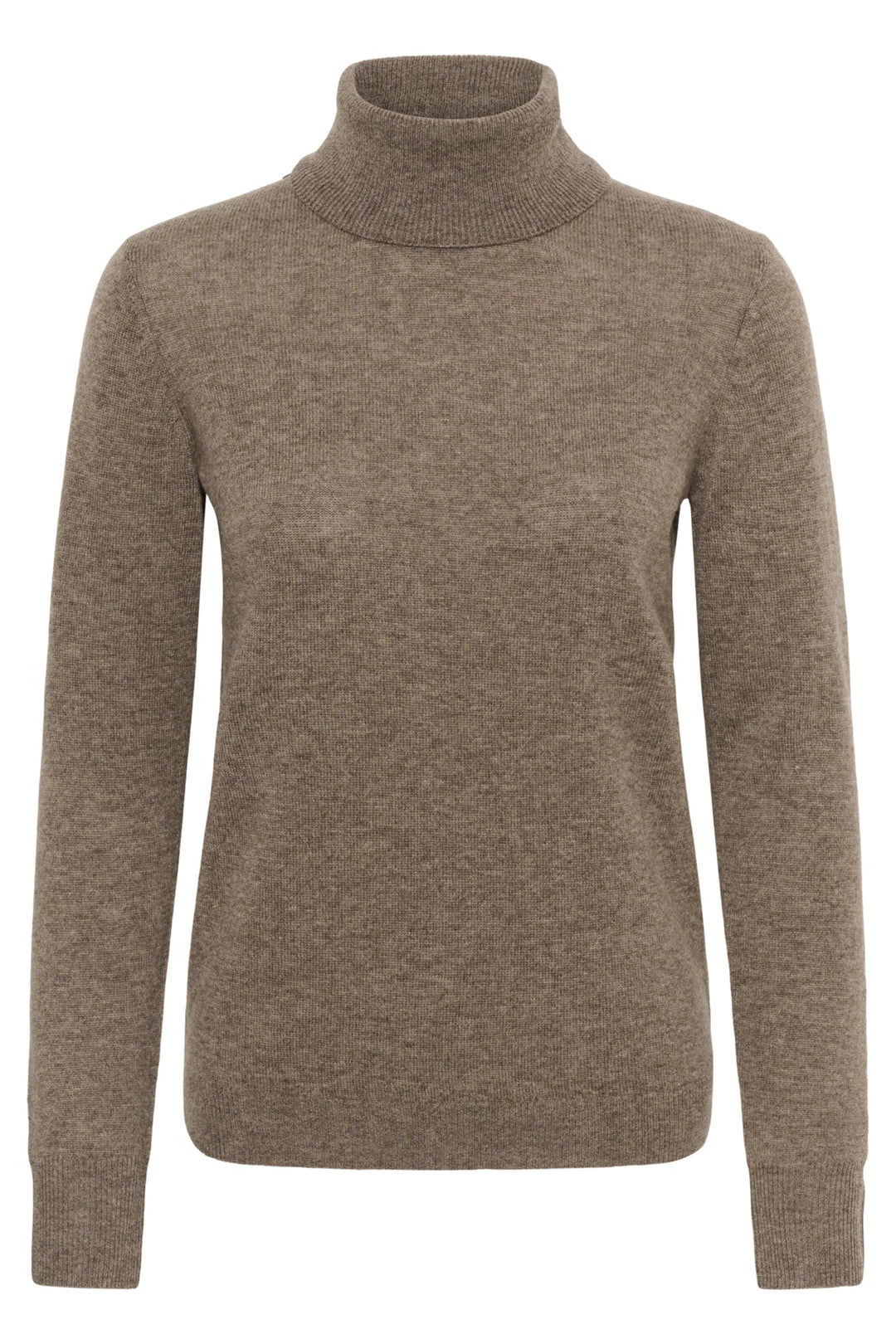 Peiiw Monika Turtleneck Chocolate Brown Melange | Genser | Smuk