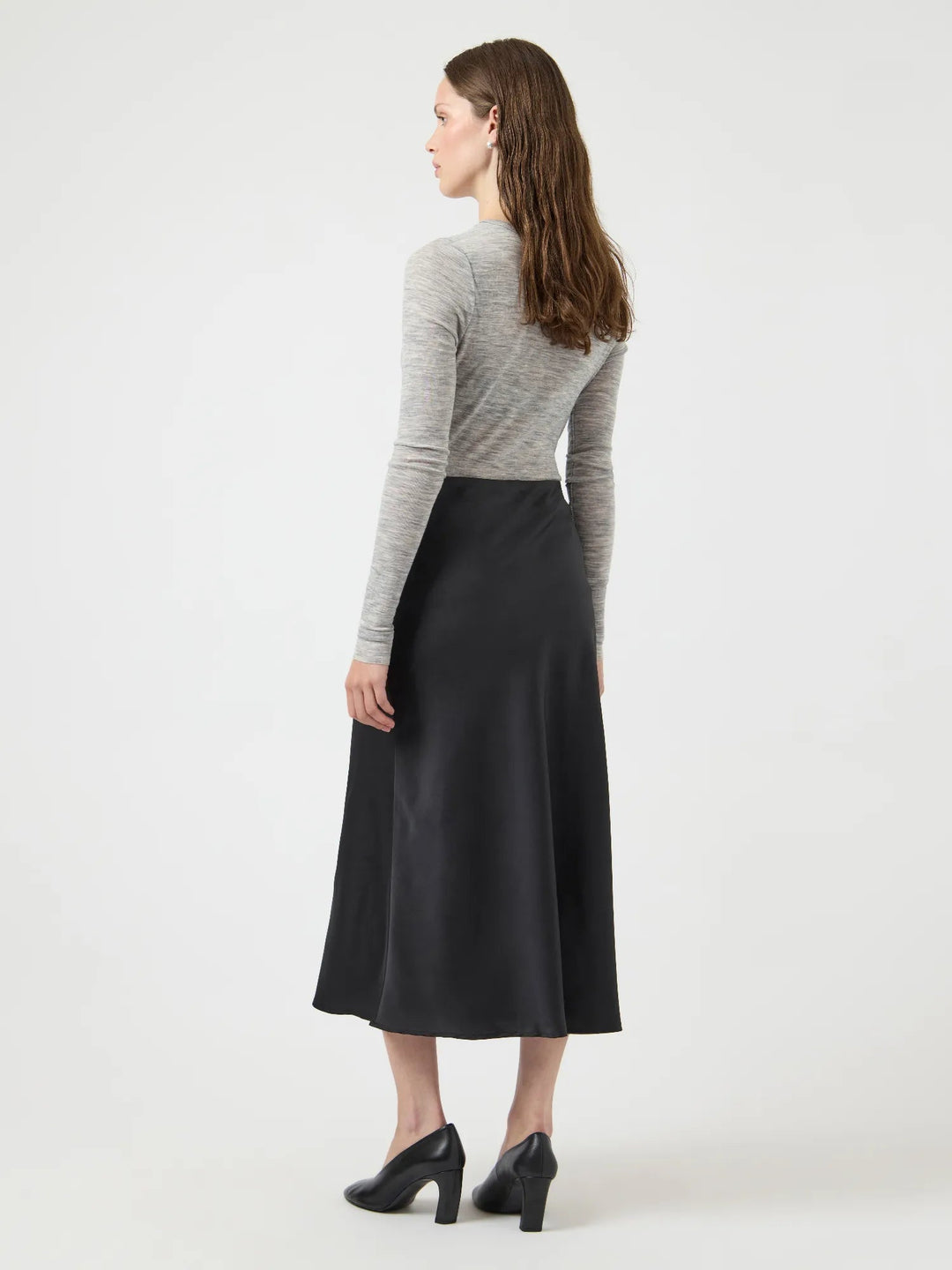 Pella Hw Midi Skirt Black | Skjørt | Smuk