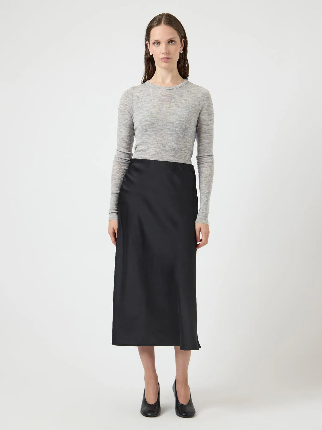 Pella Hw Midi Skirt Black | Skjørt | Smuk