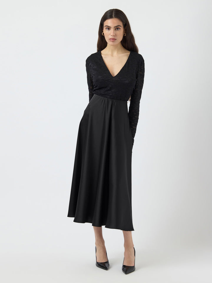 Pella Hw Volume Ankle Skirt Black | Skjørt | Smuk - Dameklær på nett