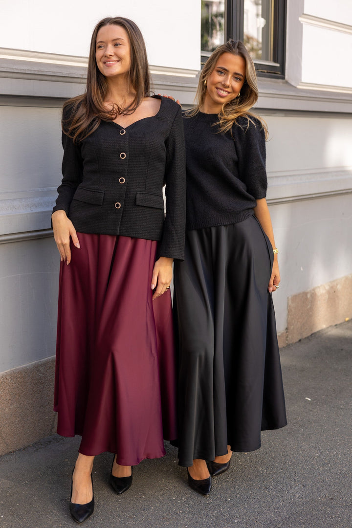 Pella Hw Volume Ankle Skirt Black | Skjørt | Smuk - Dameklær på nett