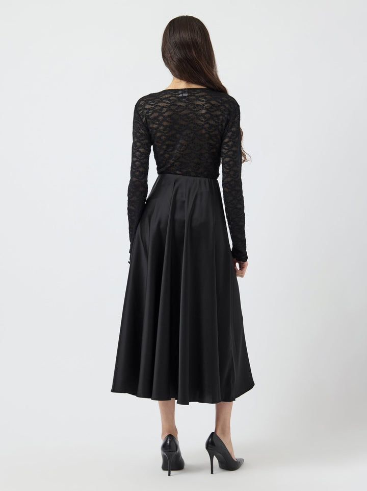 Pella Hw Volume Ankle Skirt Black | Skjørt | Smuk - Dameklær på nett