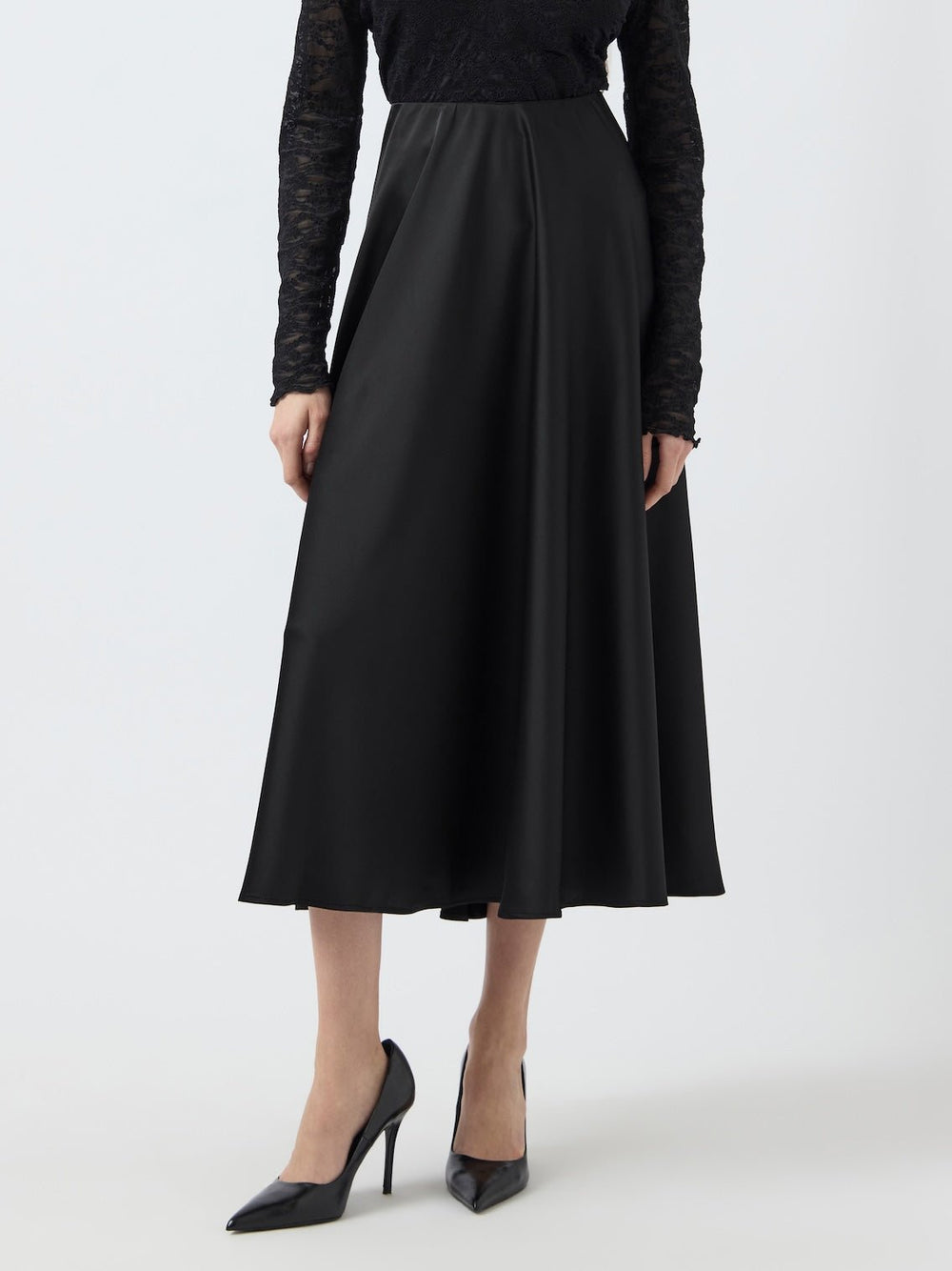Pella Hw Volume Ankle Skirt Black | Skjørt | Smuk - Dameklær på nett