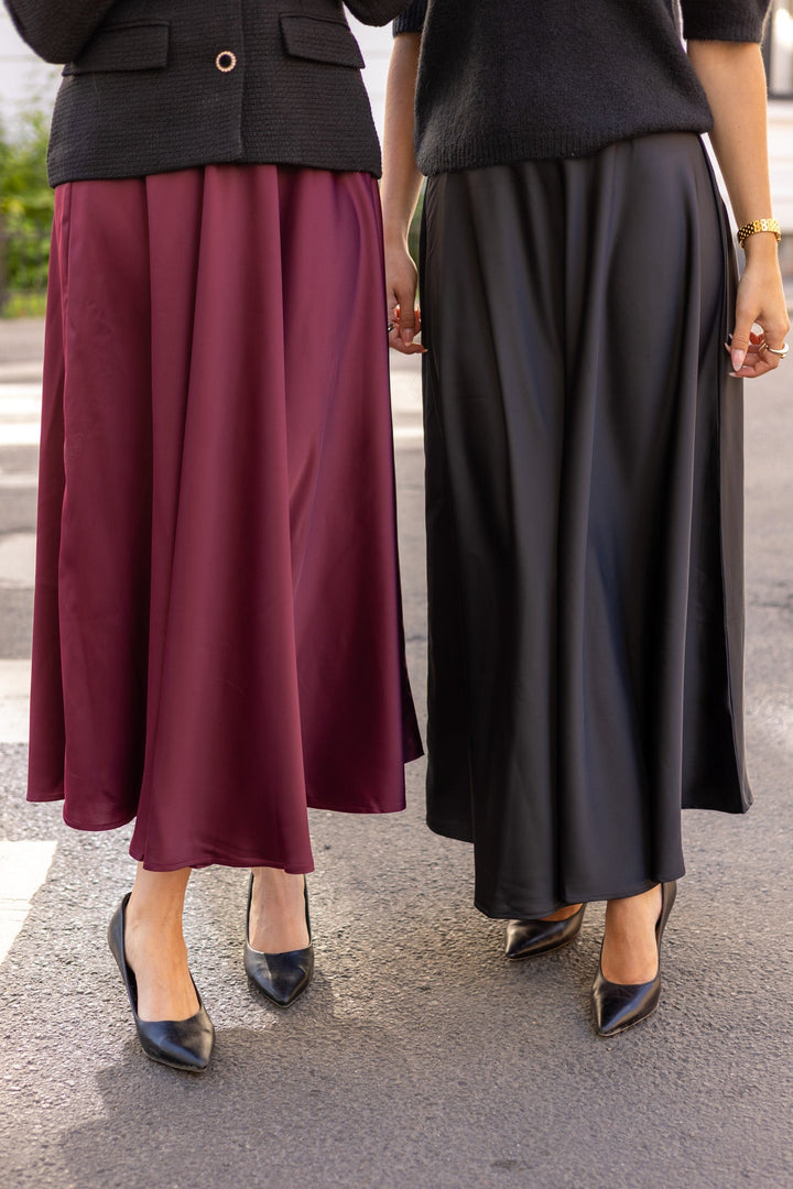 Pella Hw Volume Ankle Skirt Port Royale | Skjørt | Smuk - Dameklær på nett