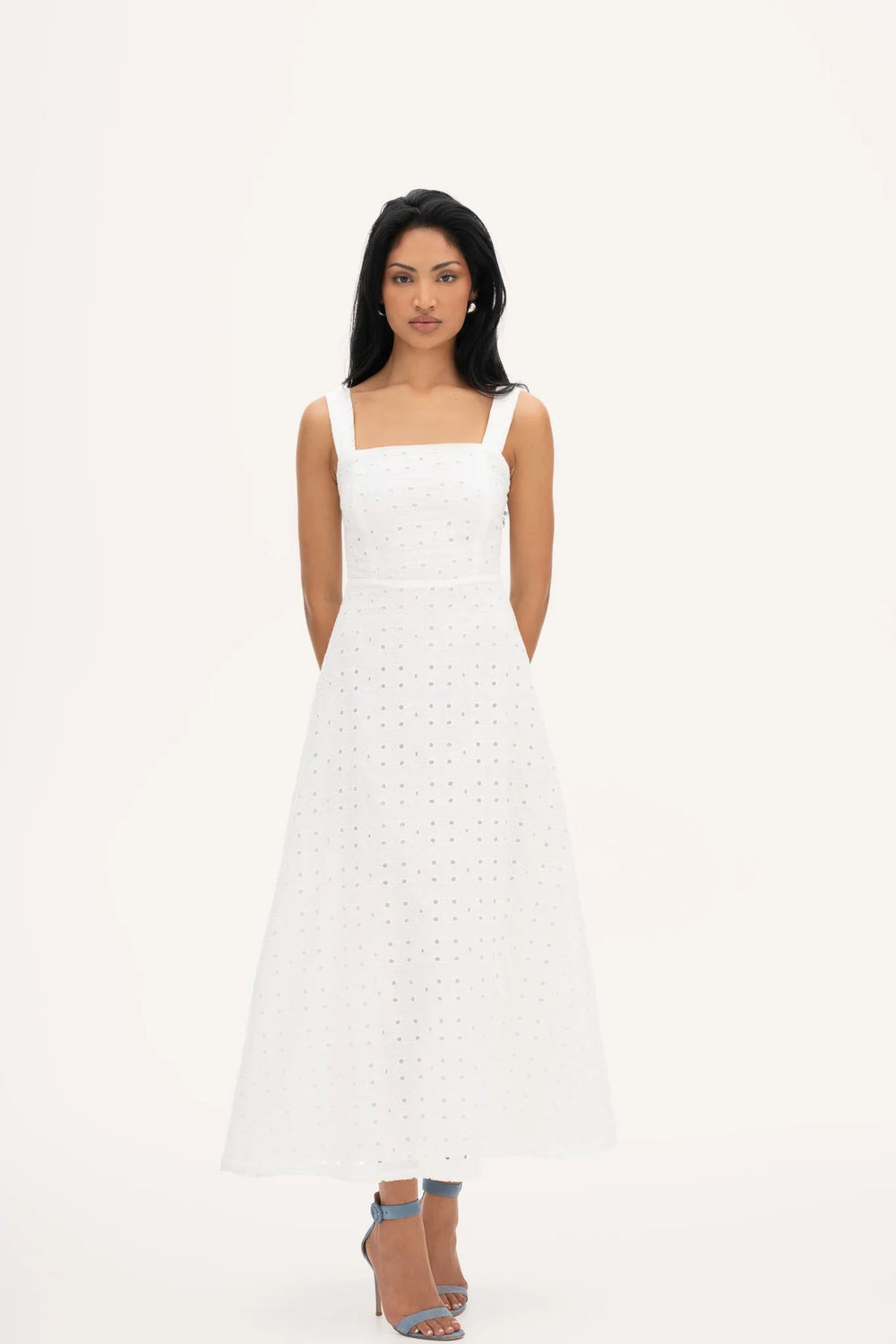 Penelope Dress White Embroidery | Kjoler | Smuk