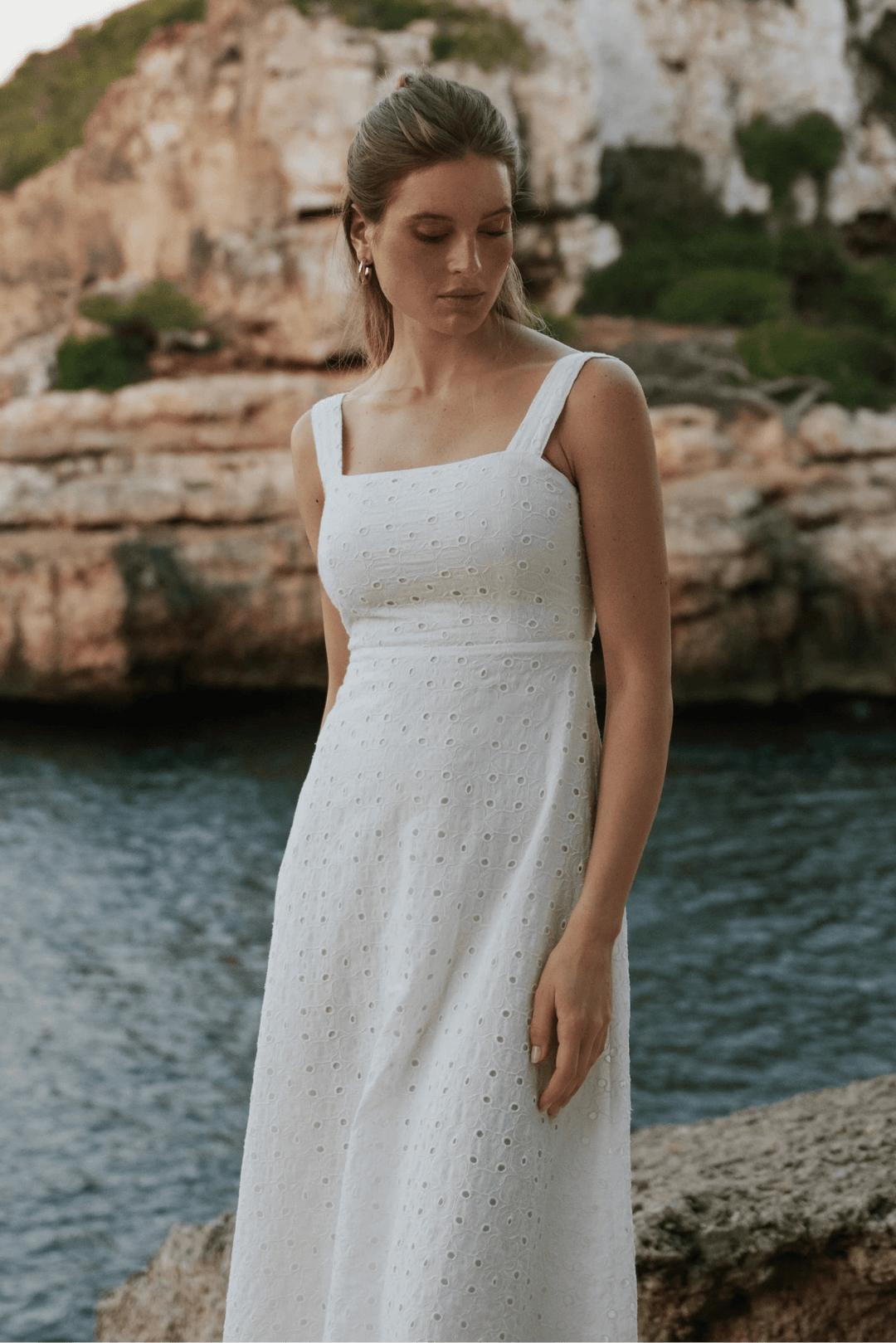 Penelope Dress White Embroidery | Kjoler | Smuk