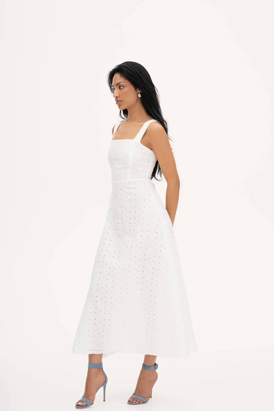 Penelope Dress White Embroidery | Kjoler | Smuk