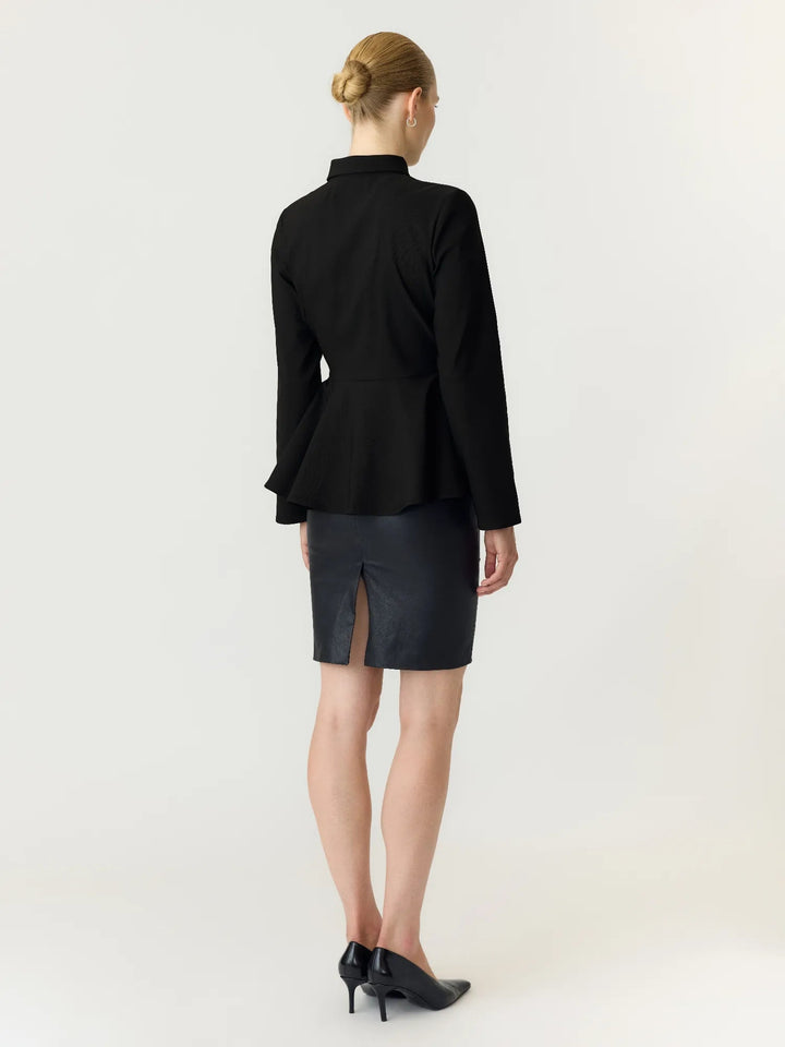 Pepa Ls Shirt Black | Skjorter og bluser | Smuk
