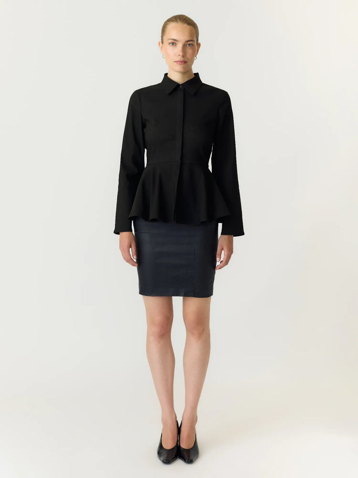 Pepa Ls Shirt Black | Skjorter og bluser | Smuk