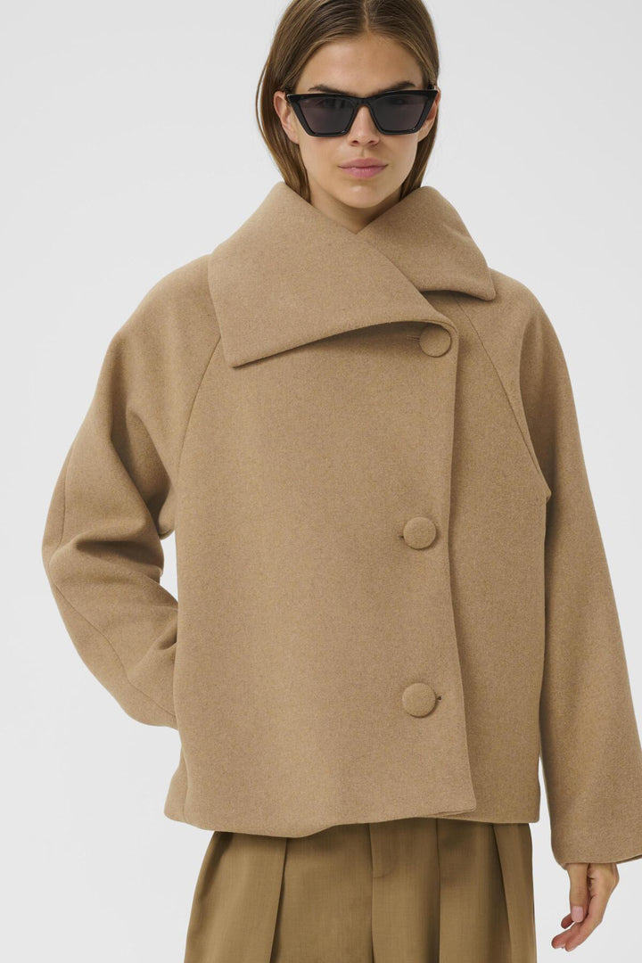 Perryiw Short Coat R Tobacco Brown | Yttertøy | Smuk - Dameklær på nett