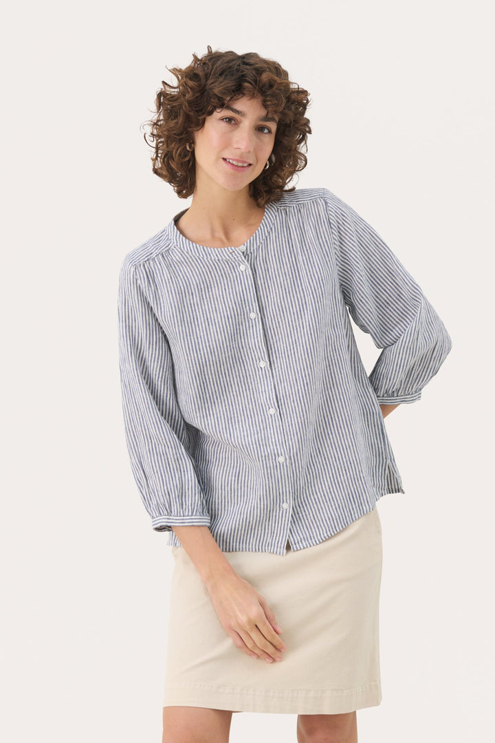 Persillespw Shirt Oceana Stripe | Skjorter og bluser | Smuk - Dameklær på nett