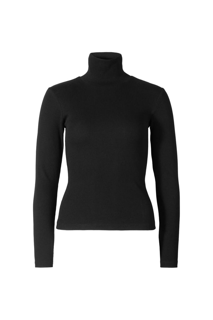 Petra Rib Turtleneck Black | Topper | Smuk