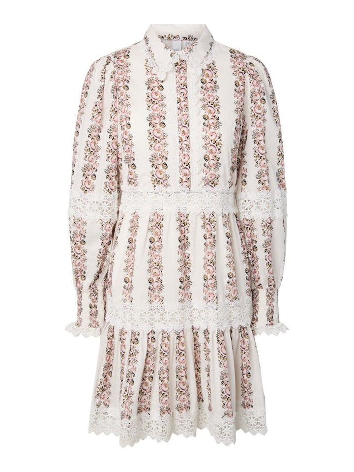 Petrea Ls Dress Star White Insert Print | Kjoler | Smuk