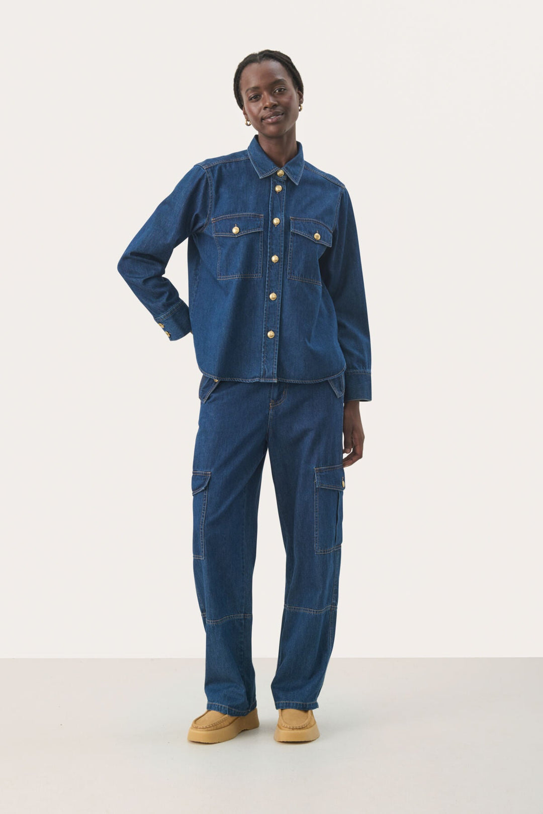 Petruska Pants Dark Vintage Denim | Bukser | Smuk - Dameklær på nett