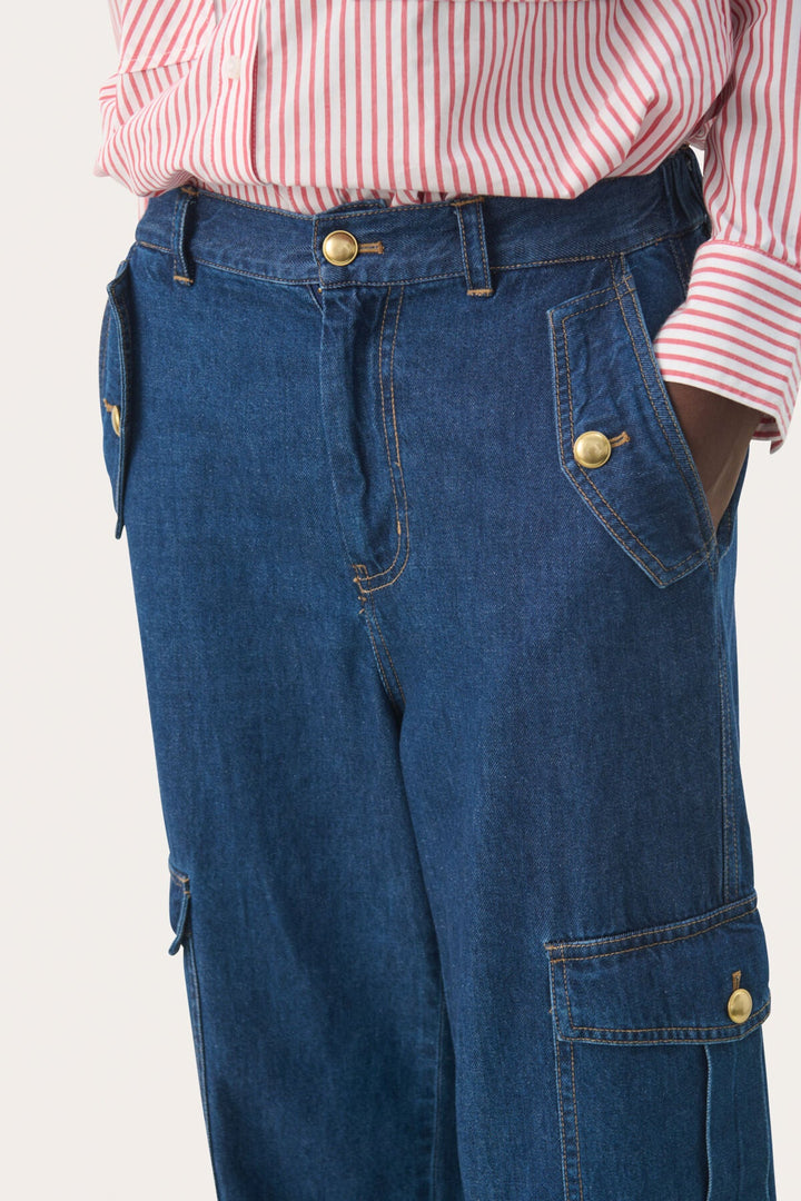 Petruska Pants Dark Vintage Denim | Bukser | Smuk - Dameklær på nett