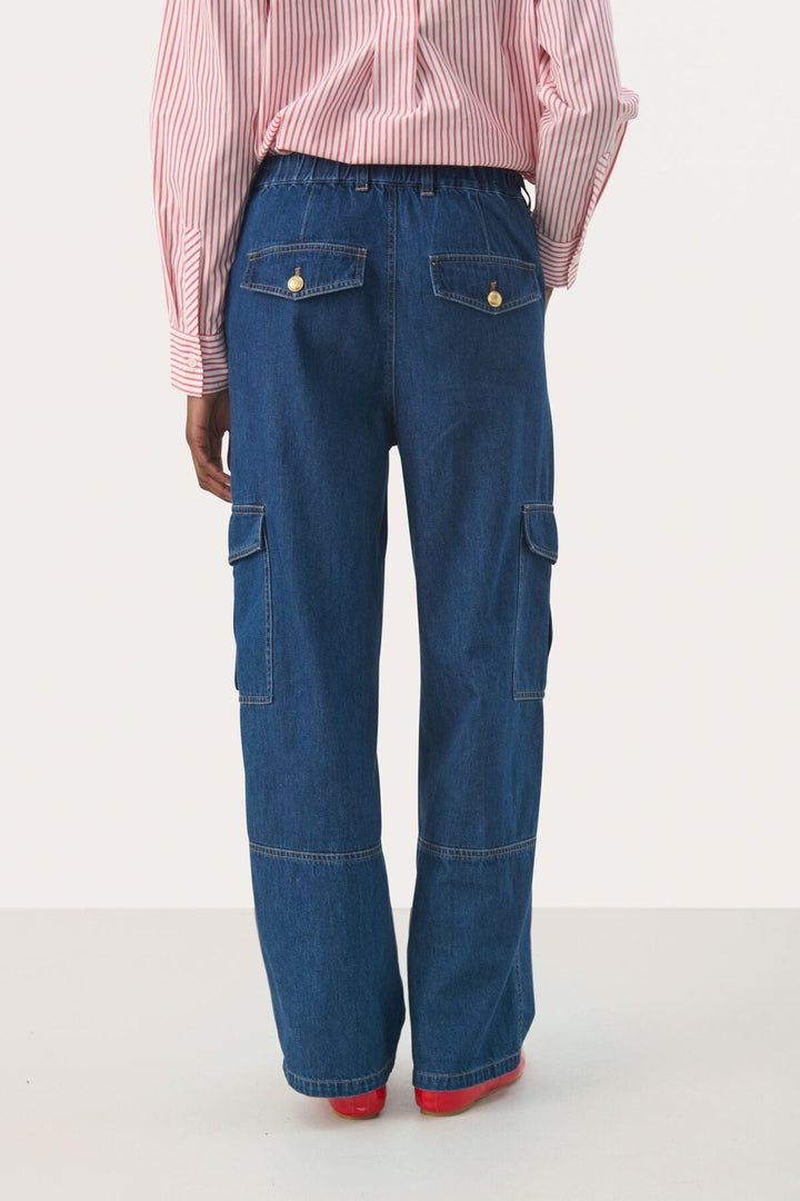 Petruska Pants Dark Vintage Denim | Bukser | Smuk - Dameklær på nett