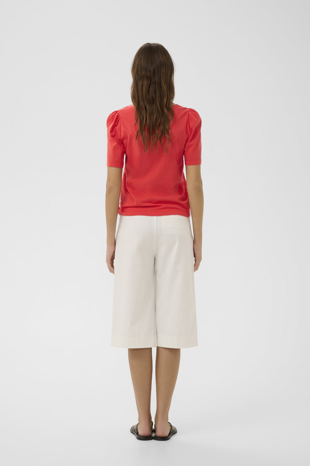 Pfiaiw Gathering Tshirt Poppy Red | Topper | Smuk