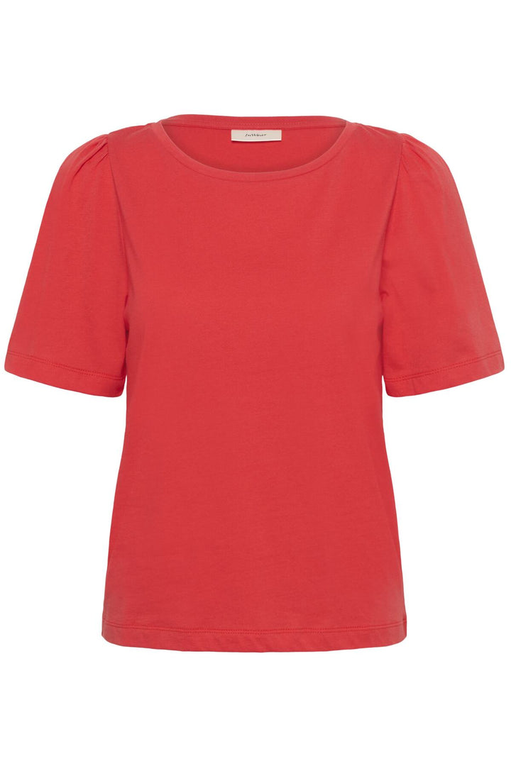 Pfiaiw Gathering Tshirt Poppy Red | Topper | Smuk