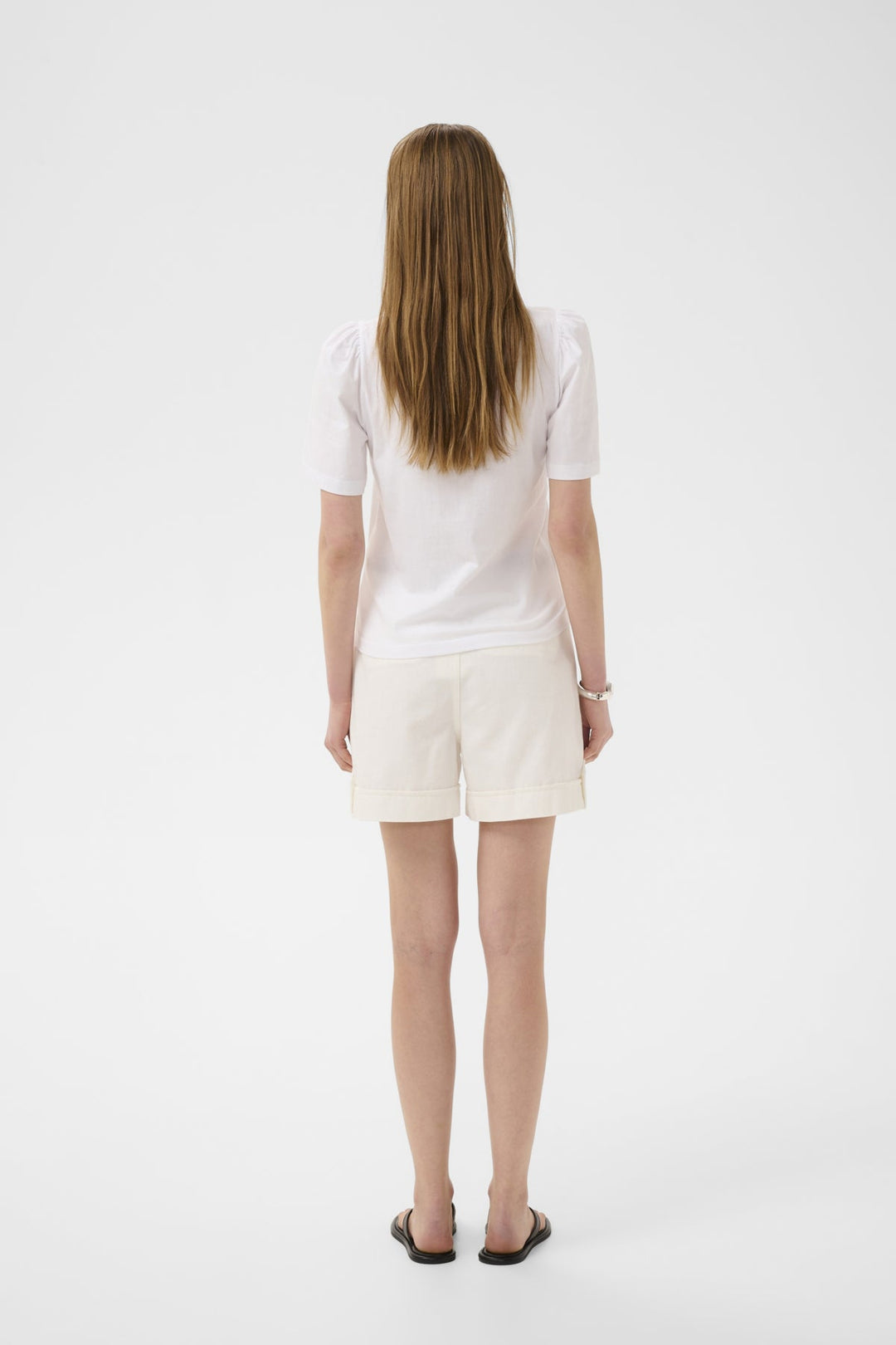Pfiaiw Gathering Tshirt Pure White | Topper | Smuk