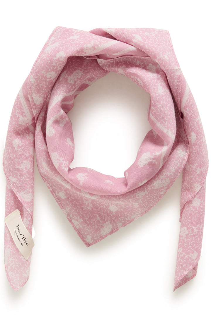 Phi Scarf Orchid Smoke Fragile Print | Accessories | Smuk