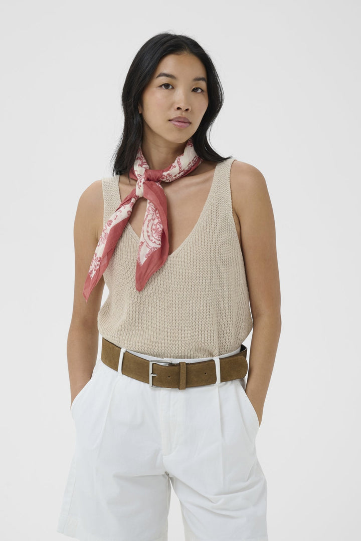 Phi Scarf Peach Blossom Dot Paisley | Accessories | Smuk