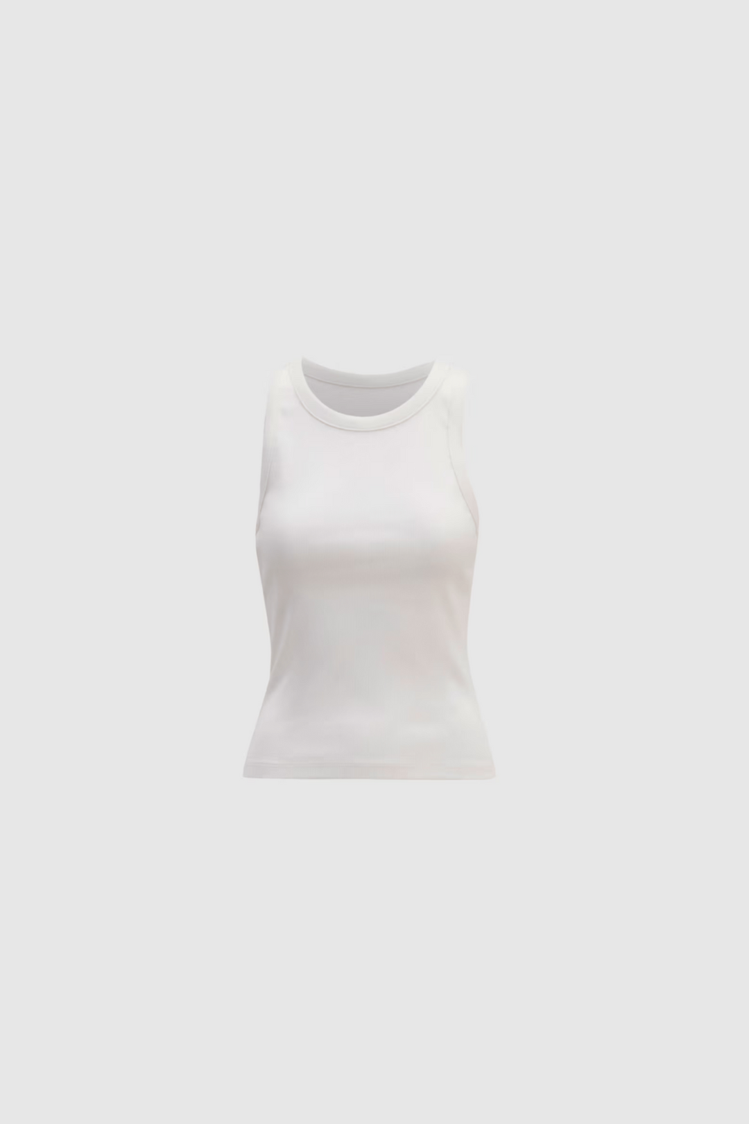Pia Rib Singlet Ecru | Topper | Smuk - Dameklær på nett