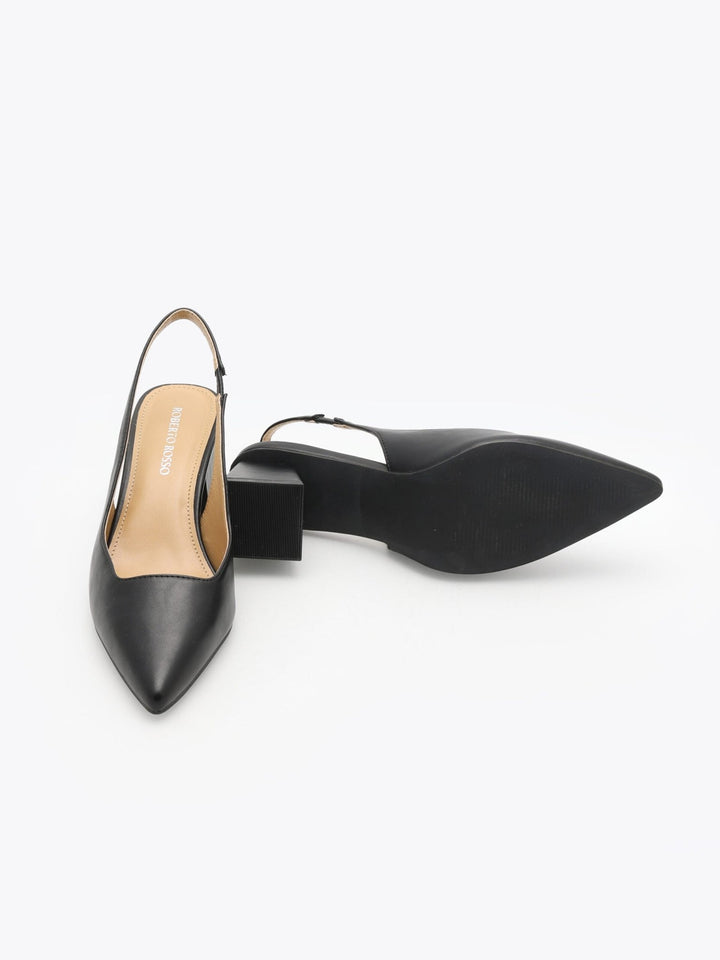 Pia Slingback Sort | Sko | Smuk