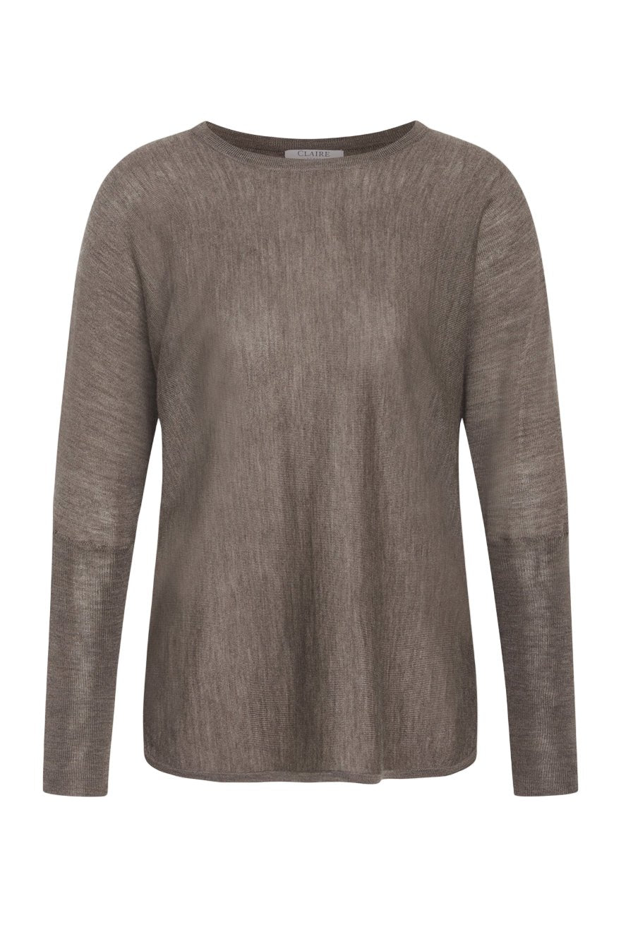Pippa Knit Cacao Melange | Genser | Smuk - Dameklær på nett