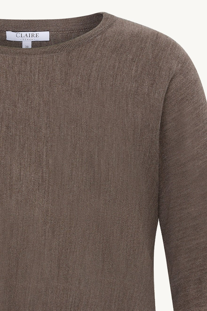 Pippa Knit Cacao Melange | Genser | Smuk - Dameklær på nett