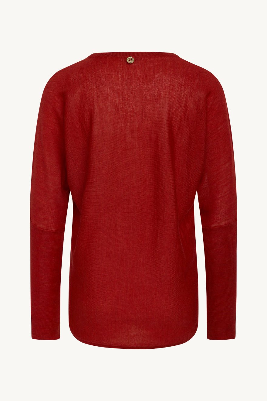 Pippa Knit Old Cherry | Genser | Smuk