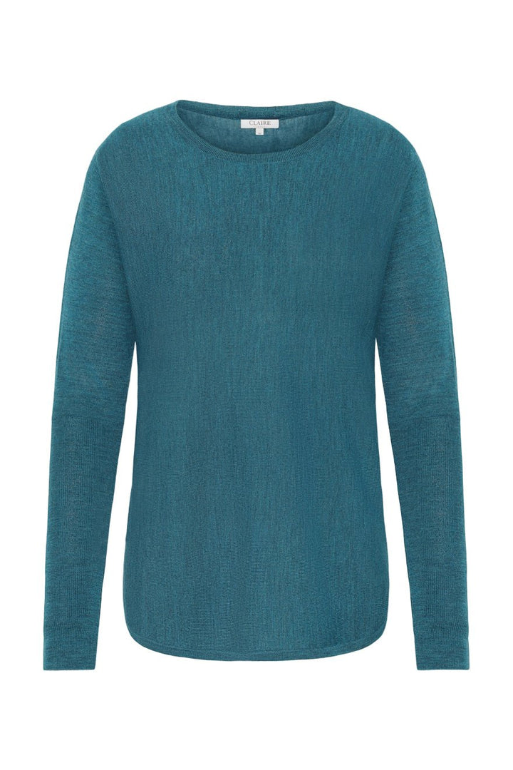 Pippa Knit Peacock Melange | Genser | Smuk - Dameklær på nett