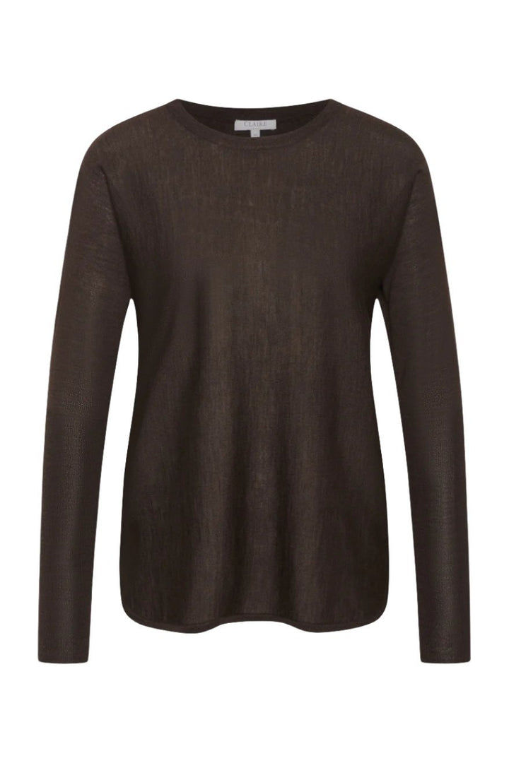 Pippa Pullover Brownie Melange | Genser | Smuk - Dameklær på nett